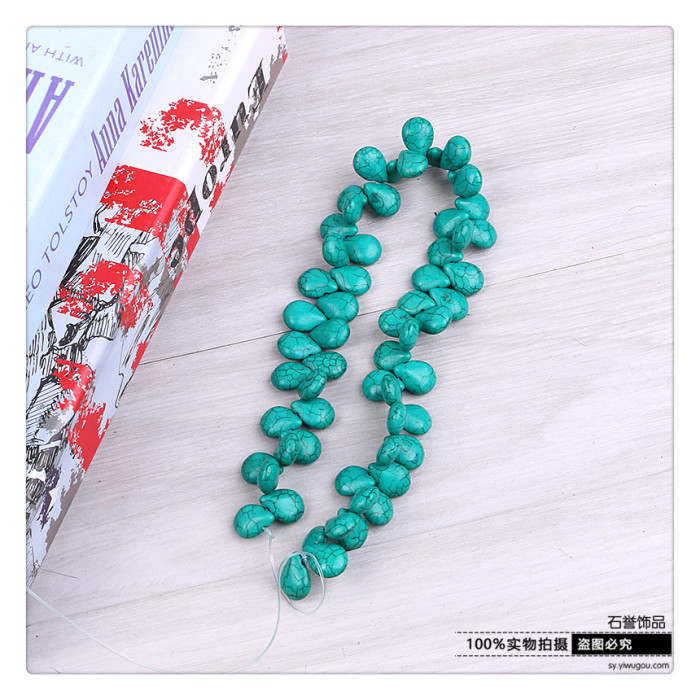 Drop shape turquoise scatter beads diy jewelry accessories handmade beads material necklace bracelet beads
