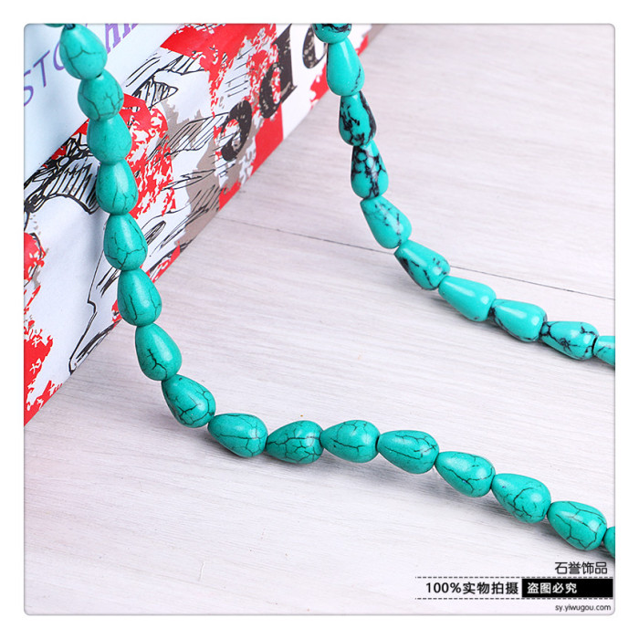 Turquoise beads bracelet necklace beads beads DIY handicraft accessories Turquoise beads bracelet necklace beads beads DIY handicraft accessories