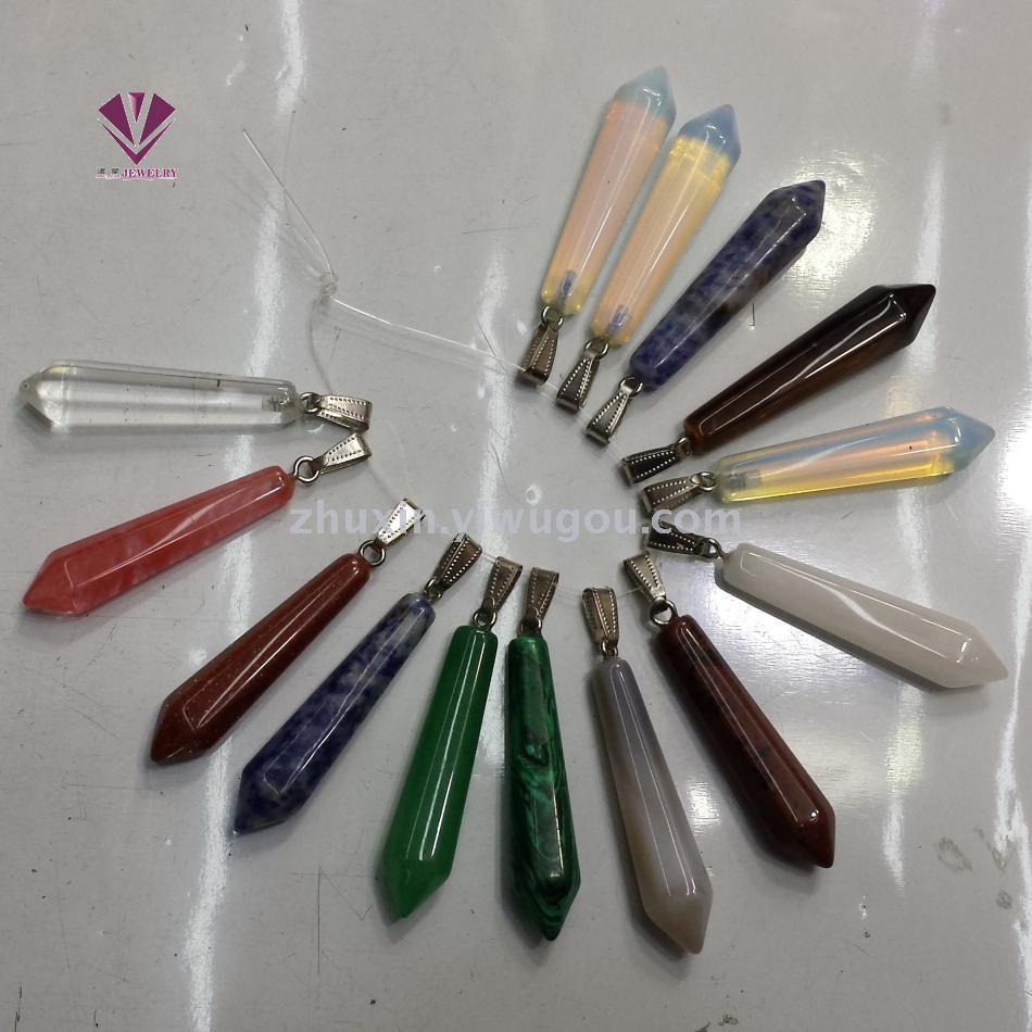 Lapis Turquoise Purple Crystal Coral Beads Stone Apple Agate Pink Crystal Tiger Eye Jewelry Pearl Black Agate