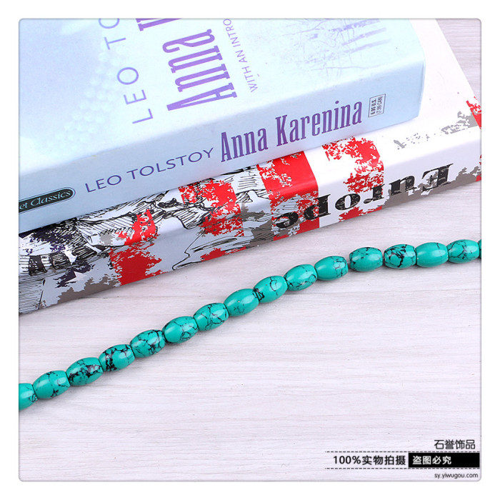 Turquoise drum beads beaded beaded beaded pearl and star month bodhi accessories