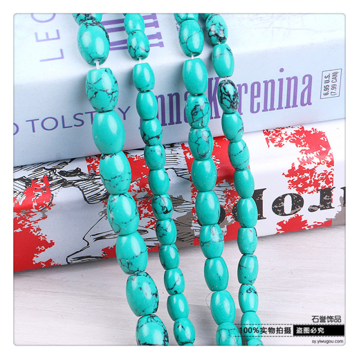 Turquoise drum beads beaded beaded beaded pearl and star month bodhi accessories