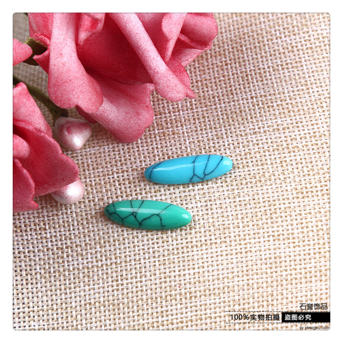 Turquoise diy handicraft accessories without porous pine stone ring powder decoration materials Turquoise diy handicraft accessories without porous pine stone ring powder decoration materials