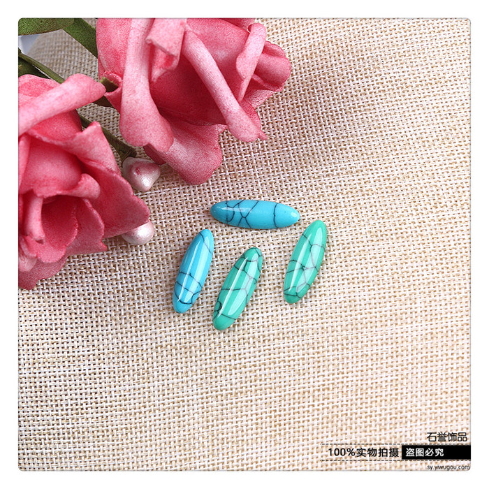 Turquoise diy handicraft accessories without porous pine stone ring powder decoration materials Turquoise diy handicraft accessories without porous pine stone ring powder decoration materials