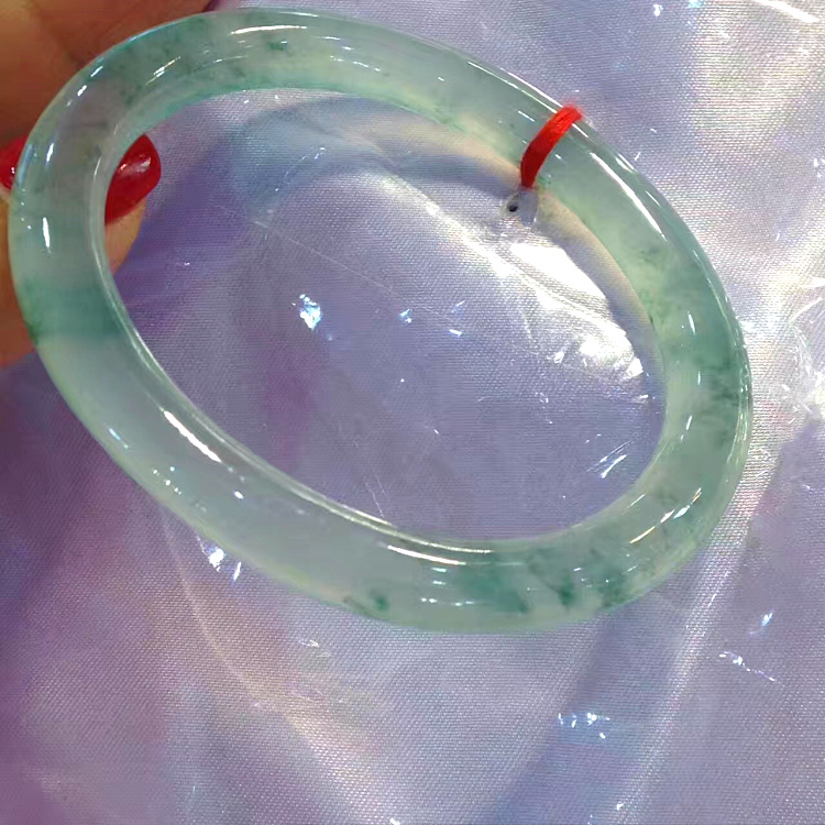 Flowers Thin round Bar Myanmar Glass Type Emerald Pendant Imperial Concubine Jade Bracelet Children Jade bracelet Flowers Thin round Bar Myanmar Glass Type Emerald Pendant Imperial Concubine Jade Bracelet Children Jade bracelet