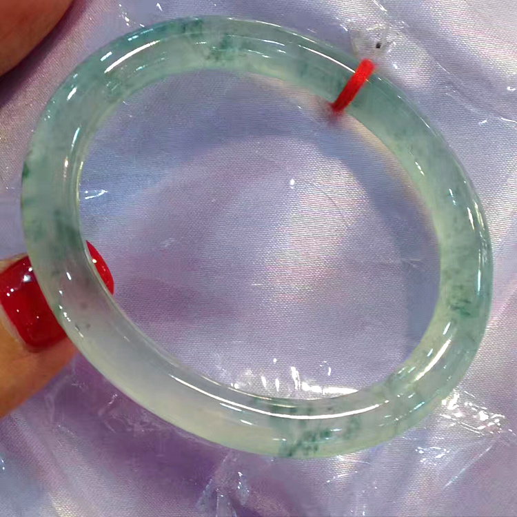 Flowers Thin round Bar Myanmar Glass Type Emerald Pendant Imperial Concubine Jade Bracelet Children Jade bracelet Flowers Thin round Bar Myanmar Glass Type Emerald Pendant Imperial Concubine Jade Bracelet Children Jade bracelet