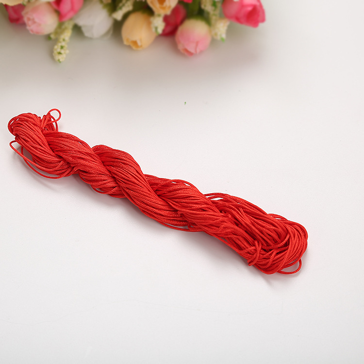 DIY Handmade Jewelry Accessories Bracelet Woven Material a Jade Thread 1mm Chinese Knot Rope Cord for Braiding Tassel/Fringe Wholesale