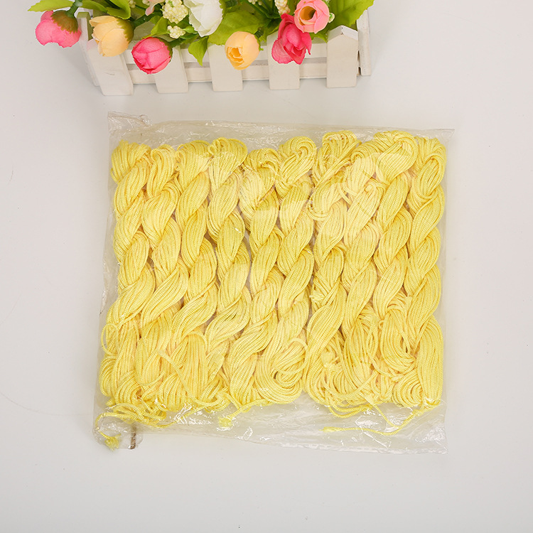 DIY Handmade Jewelry Accessories Bracelet Woven Material a Jade Thread 1mm Chinese Knot Rope Cord for Braiding Tassel/Fringe Wholesale