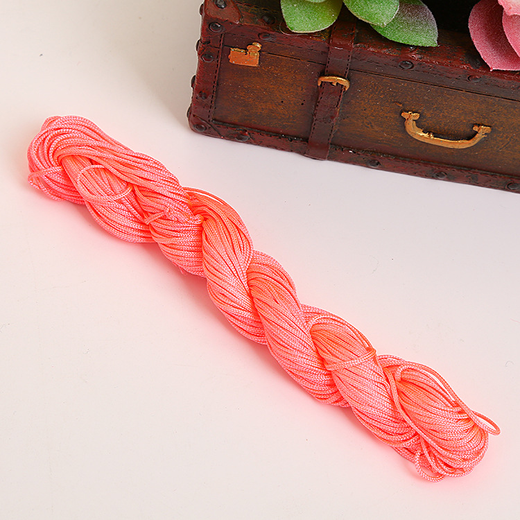 DIY Handmade Jewelry Accessories Bracelet Woven Material a Jade Thread 1mm Chinese Knot Rope Cord for Braiding Tassel/Fringe Wholesale