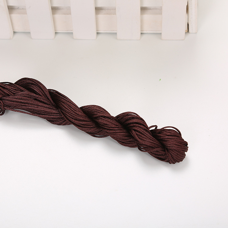 DIY Handmade Jewelry Accessories Bracelet Woven Material a Jade Thread 1mm Chinese Knot Rope Cord for Braiding Tassel/Fringe Wholesale