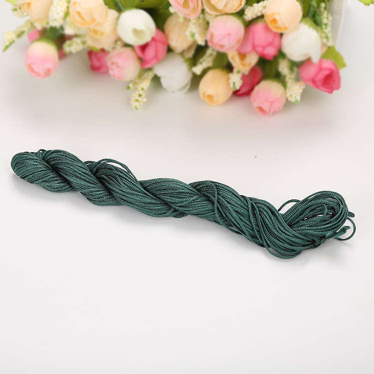 DIY Handmade Jewelry Accessories Bracelet Woven Material a Jade Thread 1mm Chinese Knot Rope Cord for Braiding Tassel/Fringe Wholesale