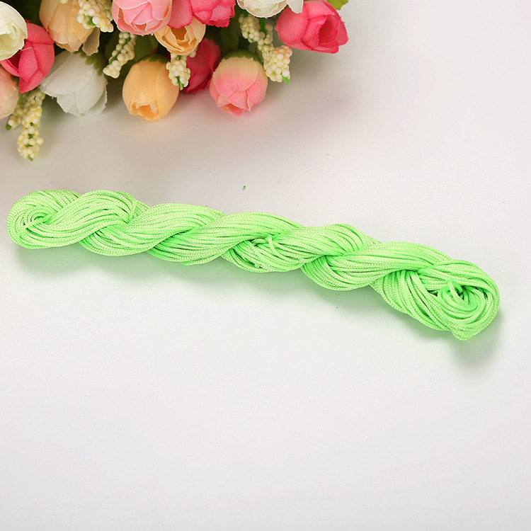DIY Handmade Jewelry Accessories Bracelet Woven Material a Jade Thread 1mm Chinese Knot Rope Cord for Braiding Tassel/Fringe Wholesale