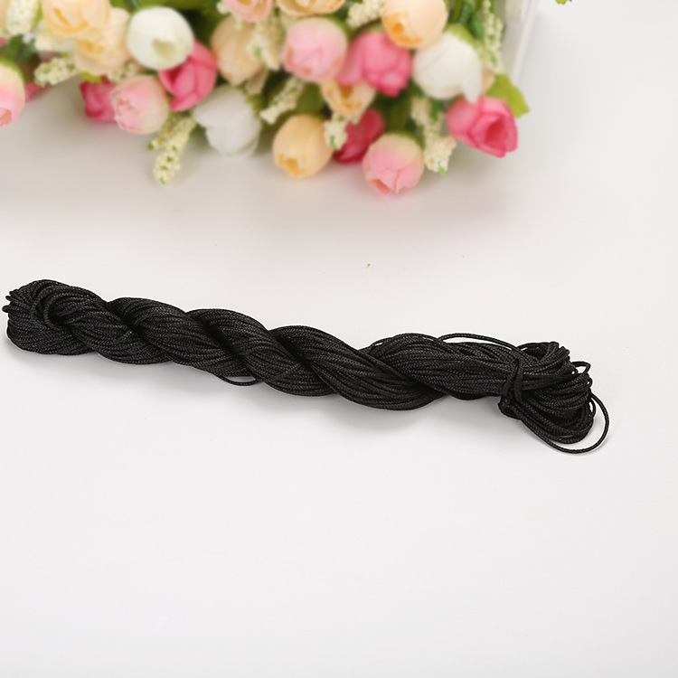 DIY Handmade Jewelry Accessories Bracelet Woven Material a Jade Thread 1mm Chinese Knot Rope Cord for Braiding Tassel/Fringe Wholesale