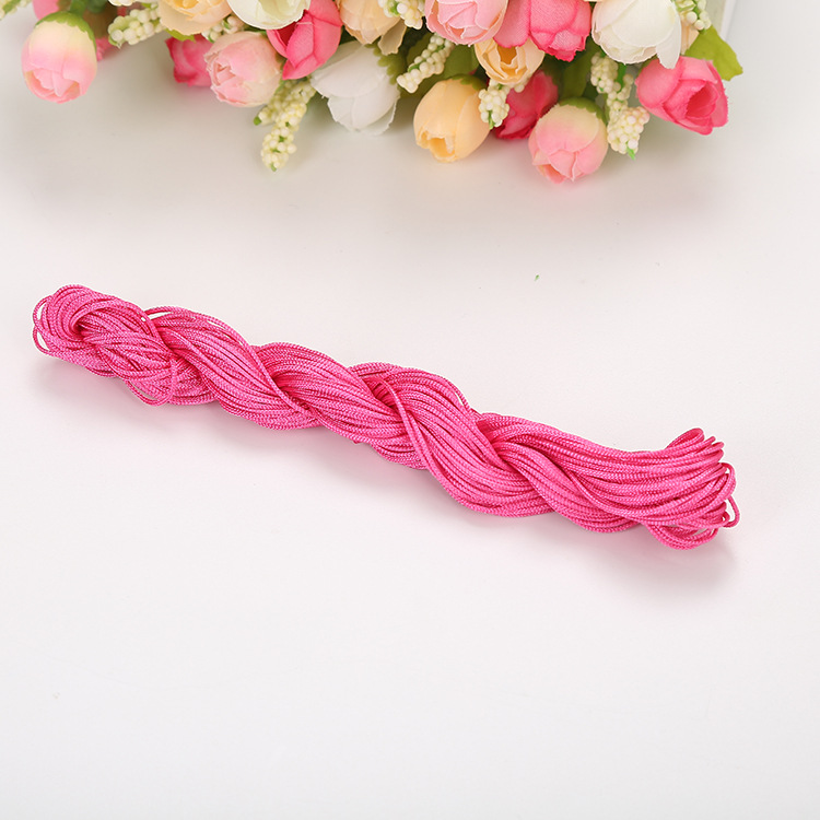 DIY Handmade Jewelry Accessories Bracelet Woven Material a Jade Thread 1mm Chinese Knot Rope Cord for Braiding Tassel/Fringe Wholesale