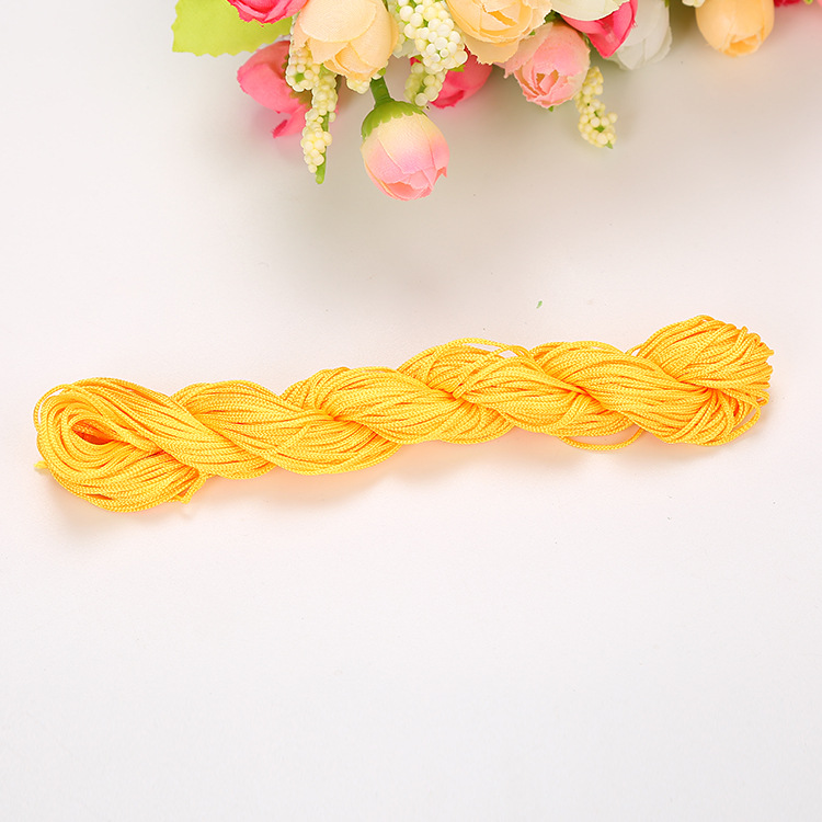 DIY Handmade Jewelry Accessories Bracelet Woven Material a Jade Thread 1mm Chinese Knot Rope Cord for Braiding Tassel/Fringe Wholesale