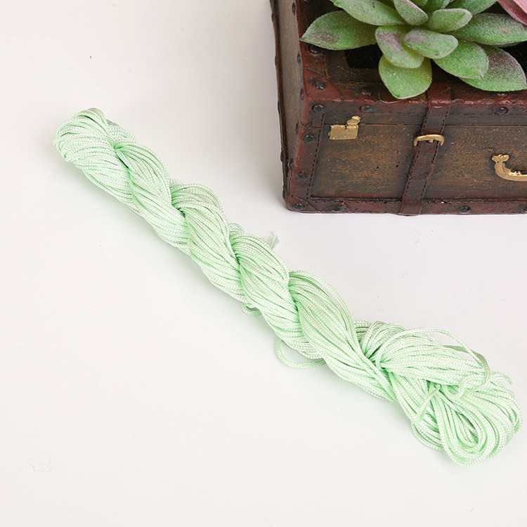 DIY Handmade Jewelry Accessories Bracelet Woven Material a Jade Thread 1mm Chinese Knot Rope Cord for Braiding Tassel/Fringe Wholesale