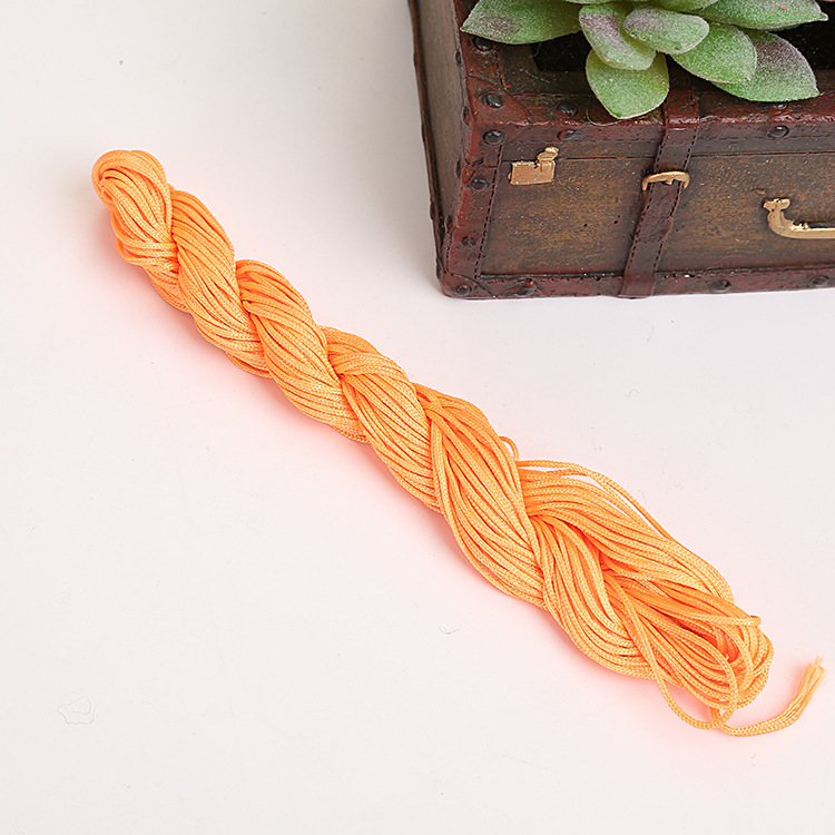 DIY Handmade Jewelry Accessories Bracelet Woven Material a Jade Thread 1mm Chinese Knot Rope Cord for Braiding Tassel/Fringe Wholesale
