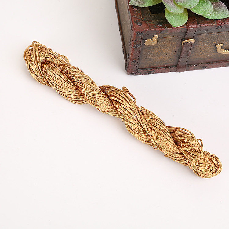 DIY Handmade Jewelry Accessories Bracelet Woven Material a Jade Thread 1mm Chinese Knot Rope Cord for Braiding Tassel/Fringe Wholesale