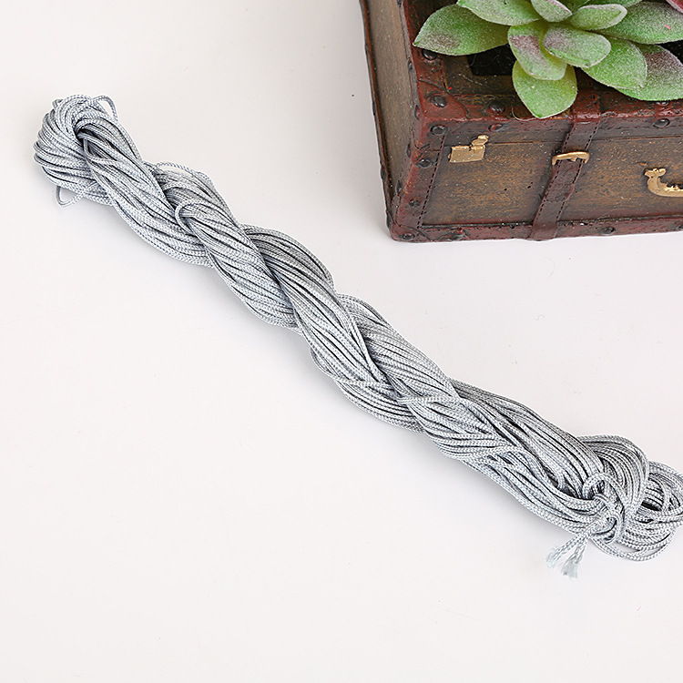DIY Handmade Jewelry Accessories Bracelet Woven Material a Jade Thread 1mm Chinese Knot Rope Cord for Braiding Tassel/Fringe Wholesale