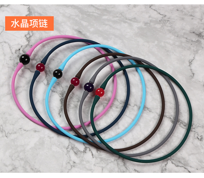 Amazon Silicone Pearl Bracelet Necklace DIY Jade Silicone Bracelet Creative Ornament Freshwater Pearl Bracelet