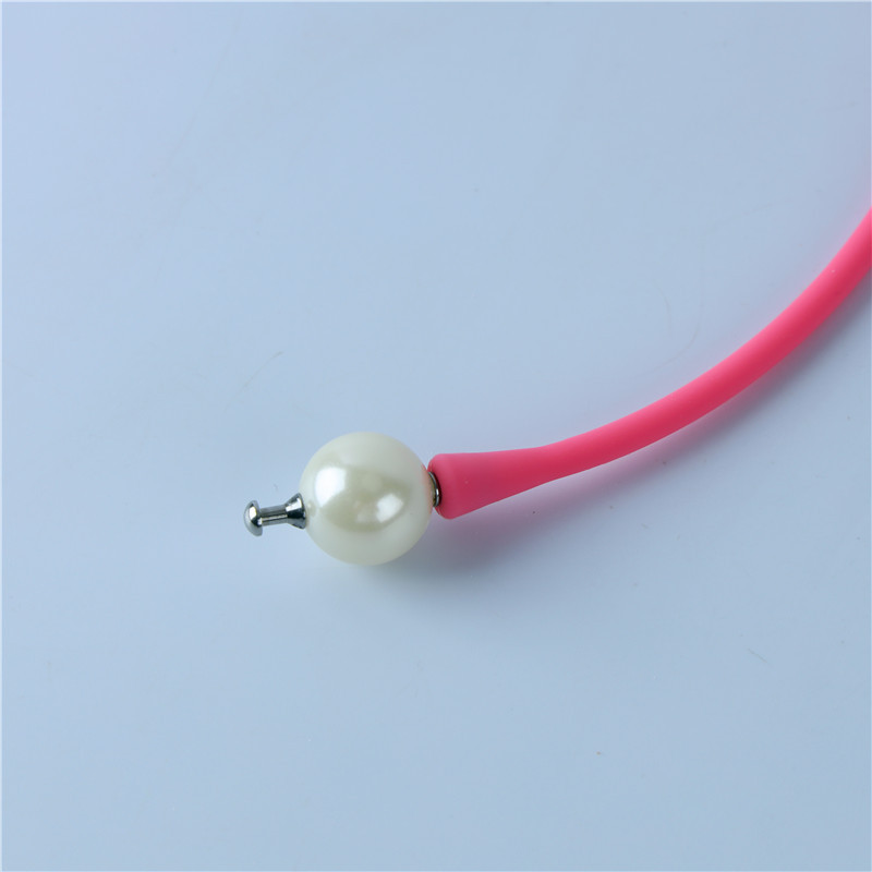 Amazon Silicone Pearl Bracelet Necklace DIY Jade Silicone Bracelet Creative Ornament Freshwater Pearl Bracelet