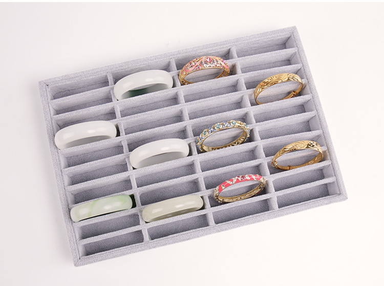 Jewelry Bracelet Display Tray 40-Bit Jewelry Jade Box Bracelet Display Holder Display Stand Jewelry Bracelet Display Tray 40-Bit Jewelry Jade Box Bracelet Display Holder Display Stand