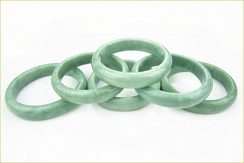 Factory Wholesale Myanmar Jade Bracelet a Goods Floating Flower Jade Bracelet Natural Jade bracelet
