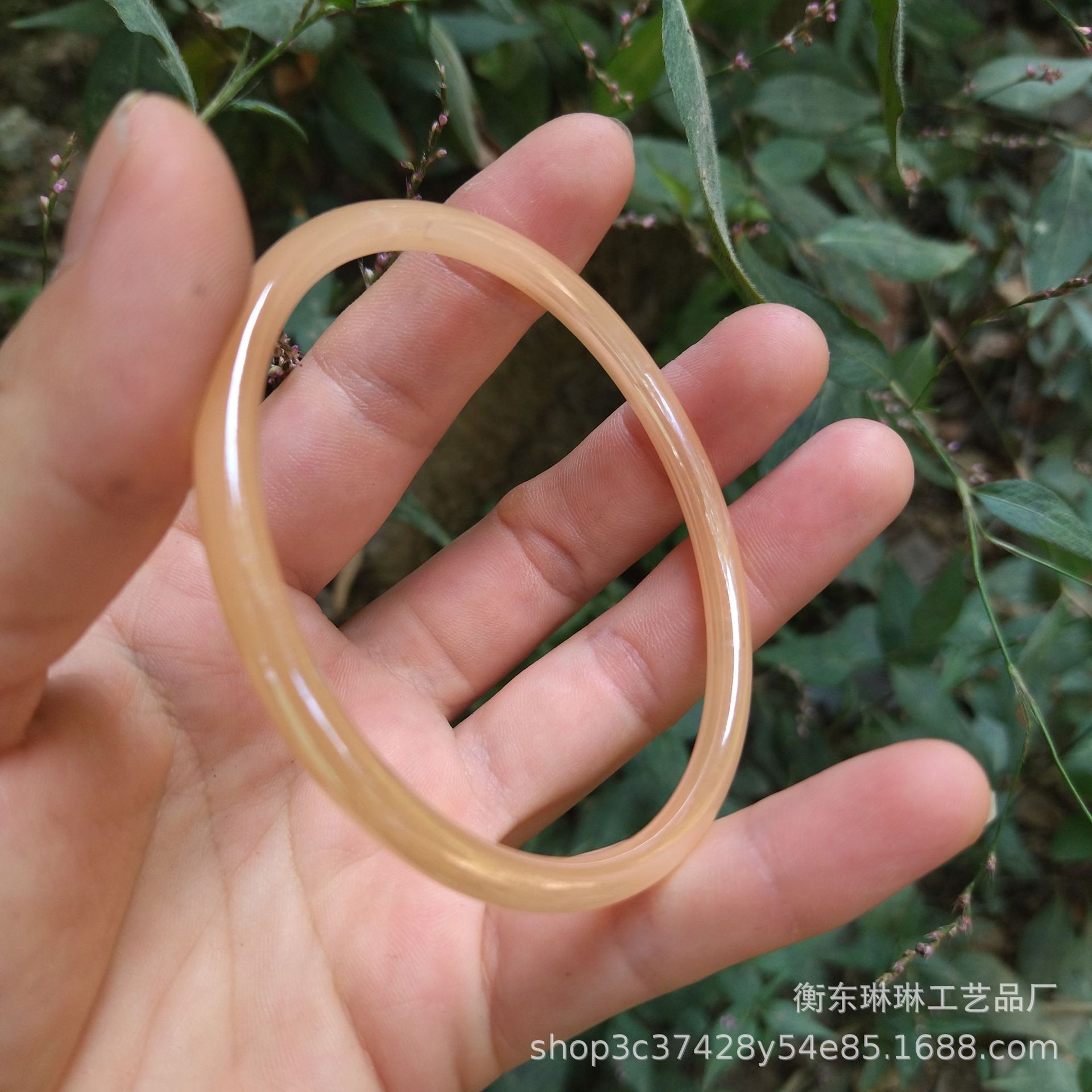 Inner Diameter 58 Glass Imitation Jade Bracelet Fine Bracelet Jingle Bracelet Ring Bracelet Jinbu Ring Bracelet Han Chinese Clothing Accessories Accessories Bracelet