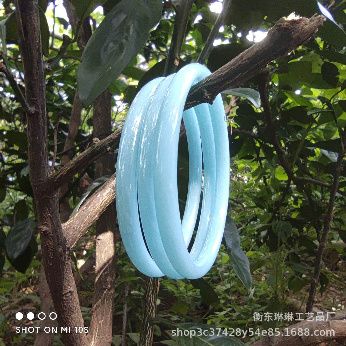Inner Diameter 58 Glass Imitation Jade Bracelet Fine Bracelet Jingle Bracelet Ring Bracelet Jinbu Ring Bracelet Han Chinese Clothing Accessories Accessories Bracelet