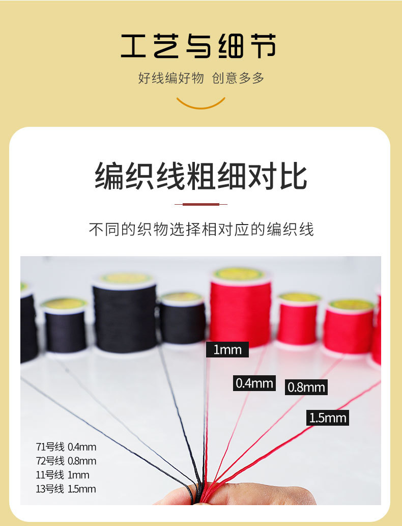 Wholesale 3mm Barrel Line Jewelry Thread DIY Ornament Accessories Bracelet Strand Jade Thread Milan Thread Wrap Yarn Rope Milan Jade Thread