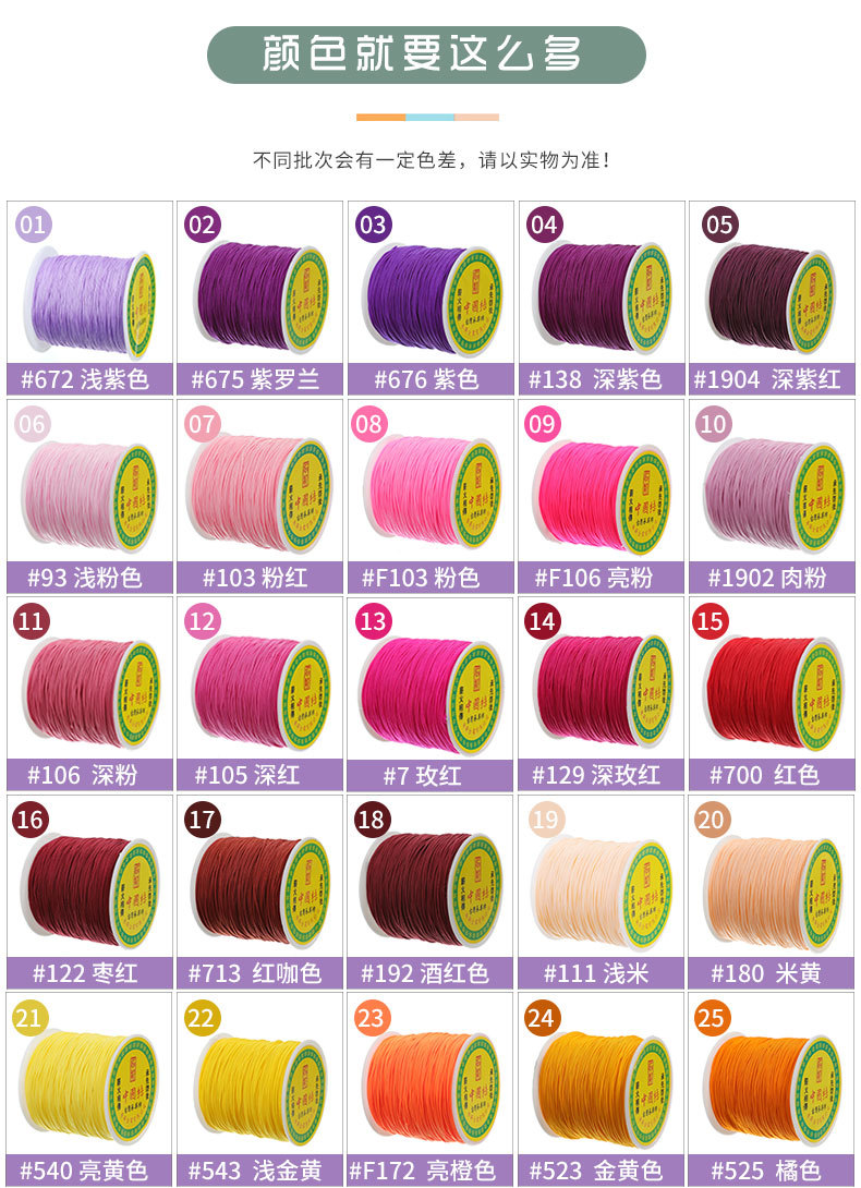 Wholesale 3mm Barrel Line Jewelry Thread DIY Ornament Accessories Bracelet Strand Jade Thread Milan Thread Wrap Yarn Rope Milan Jade Thread