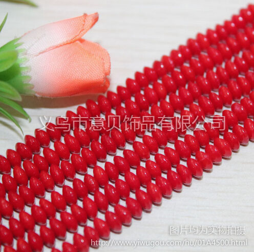 [YiBei Coral] Natural coral 2*4mm small beads beads beads and the beads of coral beads
