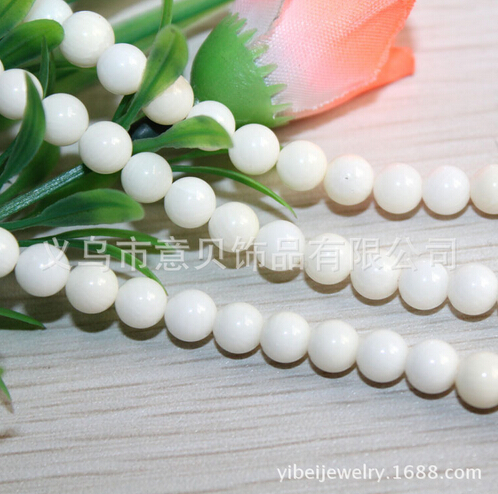 [YiBei Coral] Natural Coral A material 6mm beads semi-finished products wholesale coral Buddhist accessories