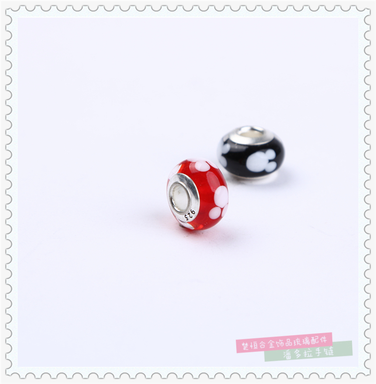 Mixed Color Pandora Beads S925 Silver Jewelry Glazed Loose Beads Bracelet Bracelet Women's Beaded DIY Accessories Mixed Color Pandora Beads S925 Silver Jewelry Glazed Loose Beads Bracelet Bracelet Women's Beaded DIY Accessories