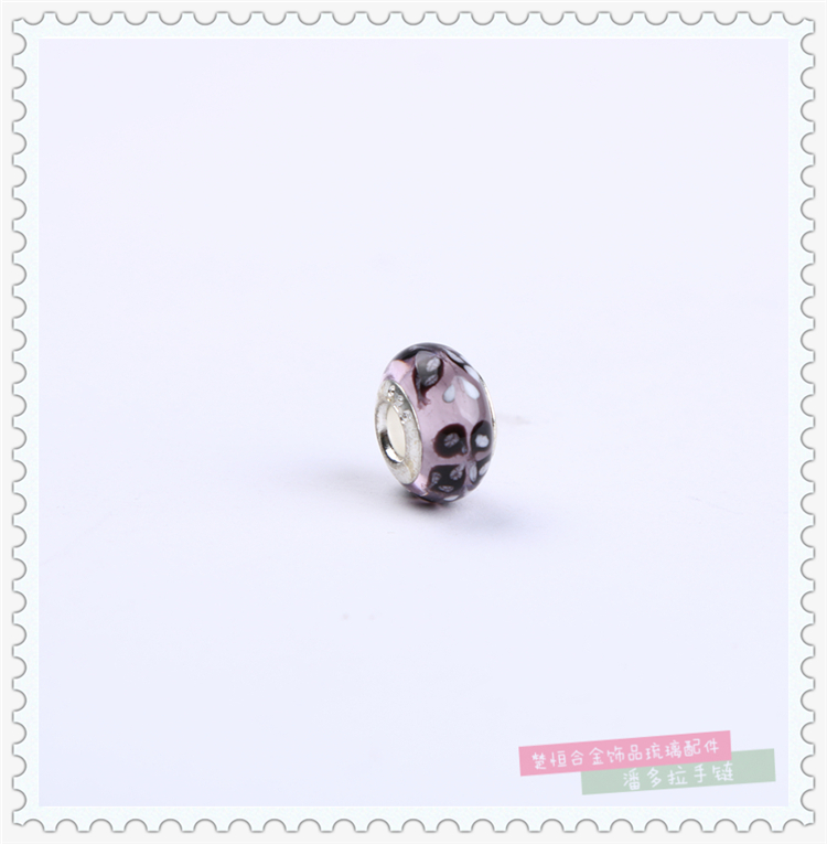 Factory Direct Sales Multi-Color Pandora Beads S925 Silver Jewelry Glazed Loose Beads Bracelet Bracelet for Women Bead Accessories