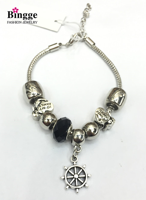 Europe and the United States the most popular jewelry Pandora style bracelet ancient silver bracelet