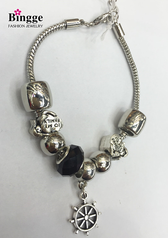 Europe and the United States the most popular jewelry Pandora style bracelet ancient silver bracelet