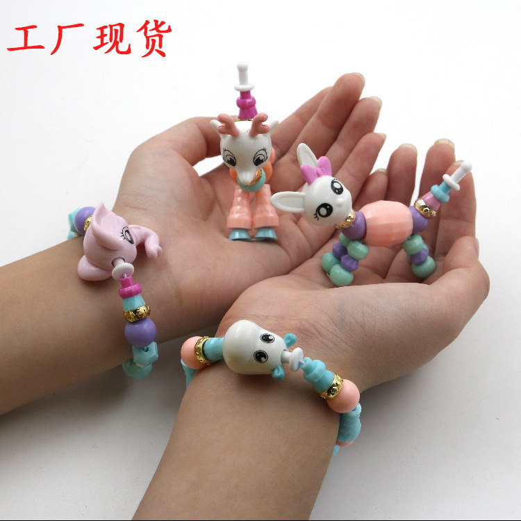 Chain love elf  beads bracelet necklace chattering toys children&#039;s version of Pandora&#039;s strings