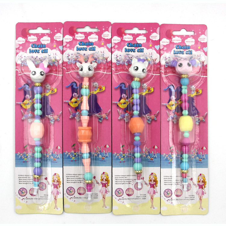 Chain love elf beads bracelet necklace chattering toys children's version of Pandora's strings Chain love elf beads bracelet necklace chattering toys children's version of Pandora's strings