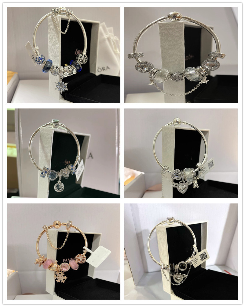 Pandora Bracelet S925 Sterling Silver DIY Beaded Loose Beads Bracelet Fashion Hot Selling Product Gifts for Girlfriend