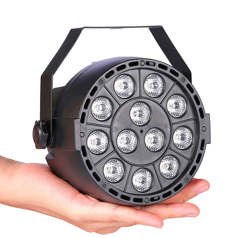 New Led12 UV Par Light Halloween Decoration DJ Voice-Activated Sensor Light Purple Light Household Crystal Ambience Light Plant Lamp