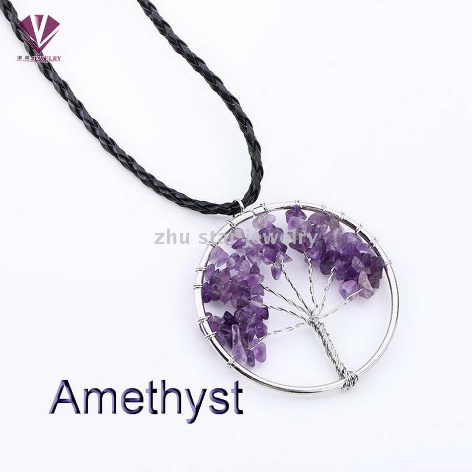 Natural stone purple crystal green gold agate gold sand egg white stone turquoise pendant accessories