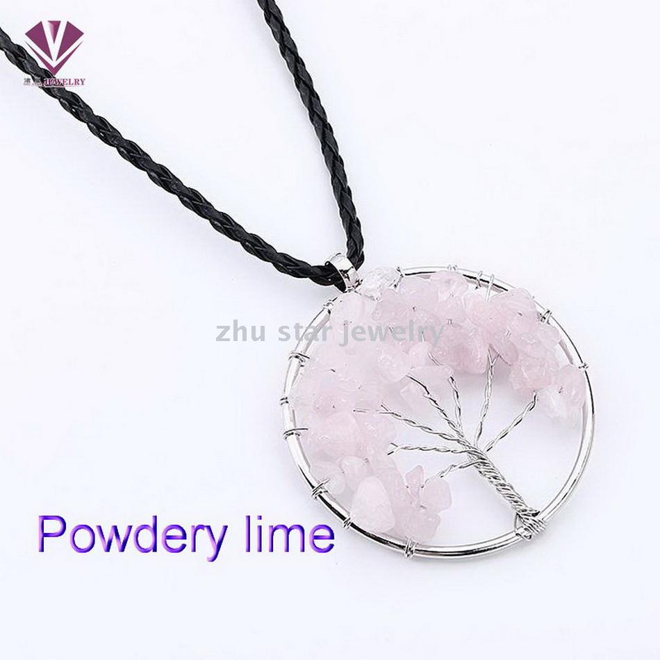Natural stone purple crystal green gold agate gold sand egg white stone turquoise pendant accessories