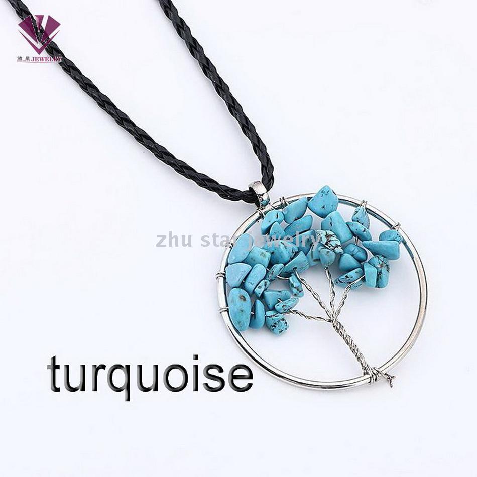 Natural stone purple crystal green gold agate gold sand egg white stone turquoise pendant accessories