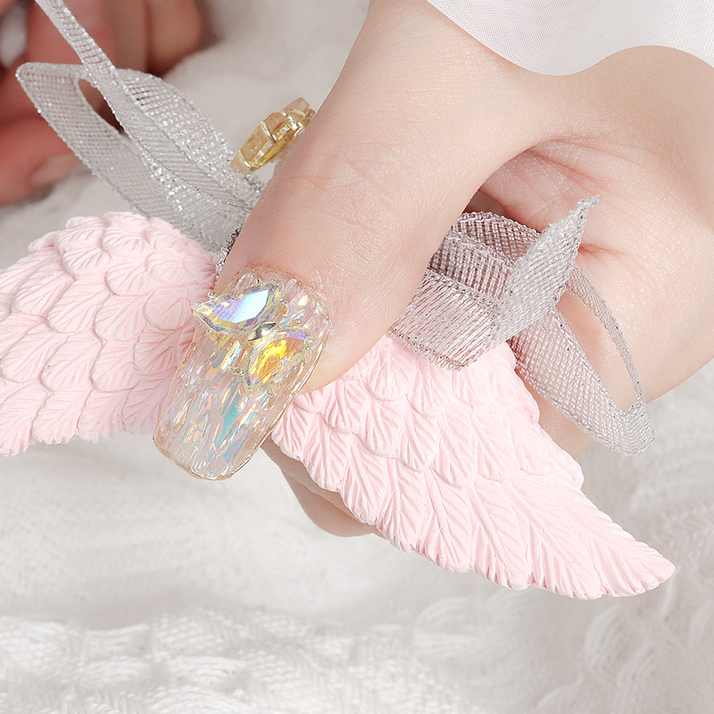 New Nail Beauty Butterfly Colorful Purple Champagne Crystal Butterfly Super Flash Hot Crystal Butterfly Ornament Wholesale