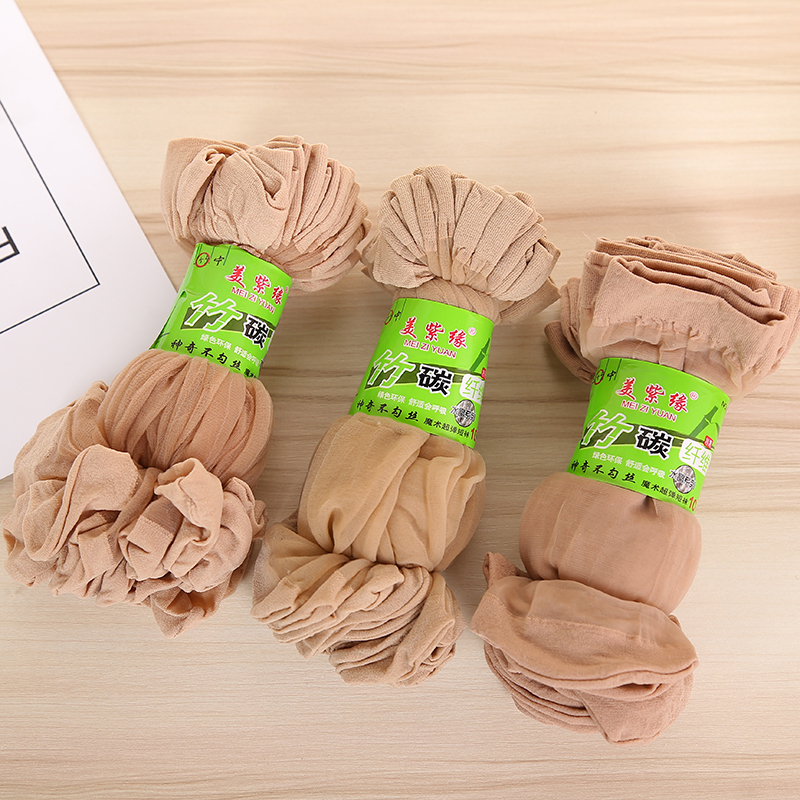 Summer United States and purple  silk stockings anti-skid cotton glass silk crystal socks manufacturers wholesale