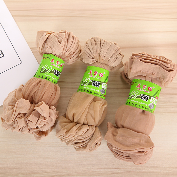 Summer United States and purple  silk stockings anti-skid cotton glass silk crystal socks manufacturers wholesale