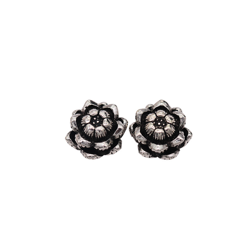 Manufacturers direct genuine S925 Thai anemone beads Diy buddhist beads accessories crystal Thai silver accessories Manufacturers direct genuine S925 Thai anemone beads Diy buddhist beads accessories crystal Thai silver accessories