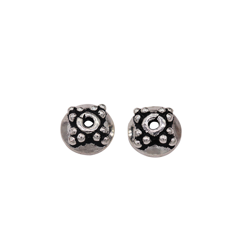 925 pure silver Thai silver beads loose beads vintage buddhist beads crystal partition pieces DIY beads material bracelet accessories 925 pure silver Thai silver beads loose beads vintage buddhist beads crystal partition pieces DIY beads material bracelet accessories