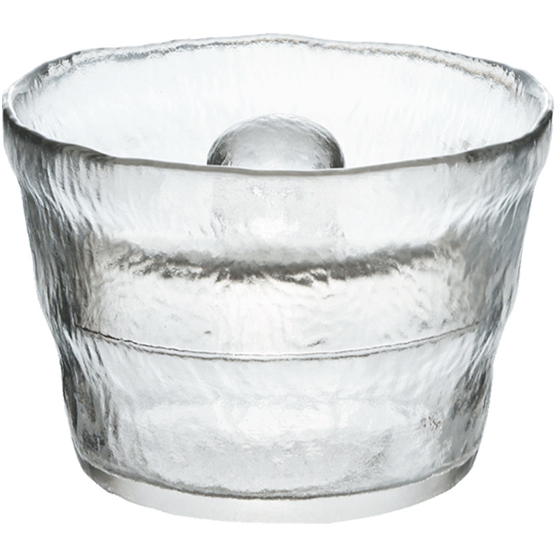 Pickle jar Japanese overnight marinated in heavy stone, shallow ground, thickened glass jars