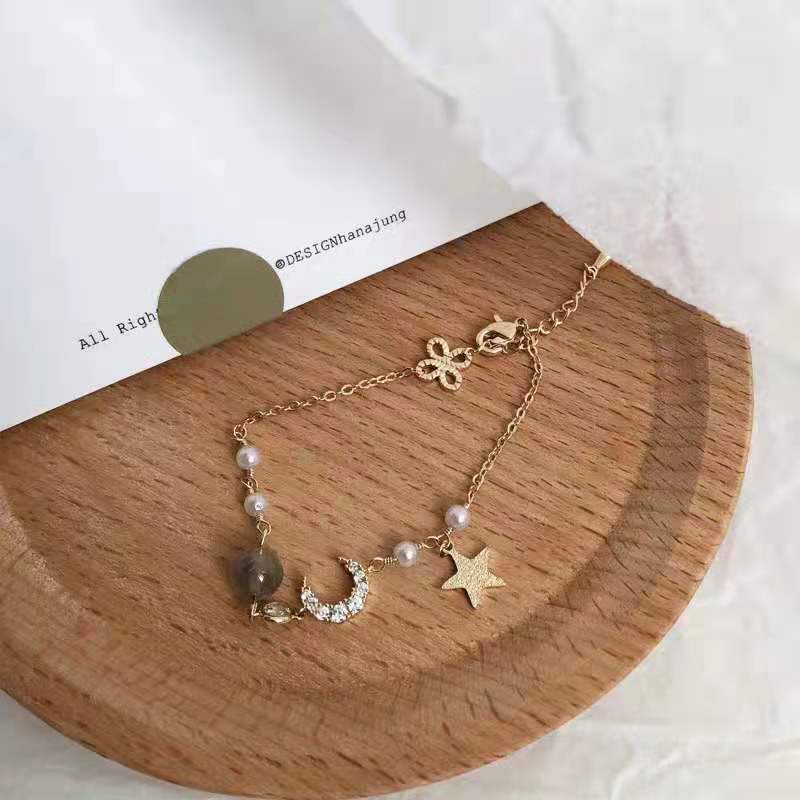 Fantasy Ornamental Stone Rhinestone Xingyue Bracelet Chic Internet Celebrity Harajuku Girl Super Fairy Bracelet Men and Women Couple Simple Bracelet Fantasy Ornamental Stone Rhinestone Xingyue Bracelet Chic Internet Celebrity Harajuku Girl Super Fairy Bracelet Men and Women Couple Simple Bracelet